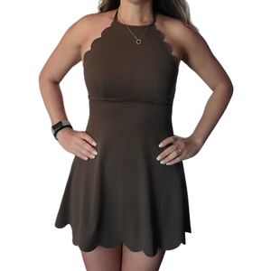 NWT Wiskii Scallop Tennis Dress M